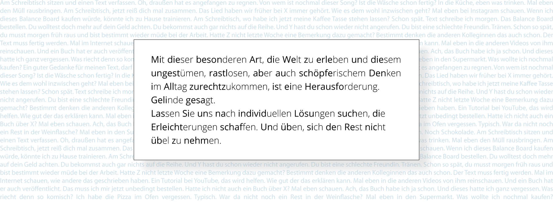 ADHS Choaching für Erwachsene